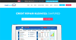 Desktop Screenshot of creditrepaircloud.com